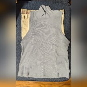 Big Bud Press Sleeveless Turtleneck Size L Periwinkle